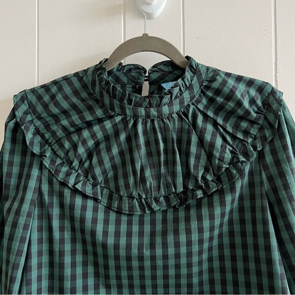 Women's DRAPER JAMES RSVP Ruffle Neck Top - Picture 3 of 14
